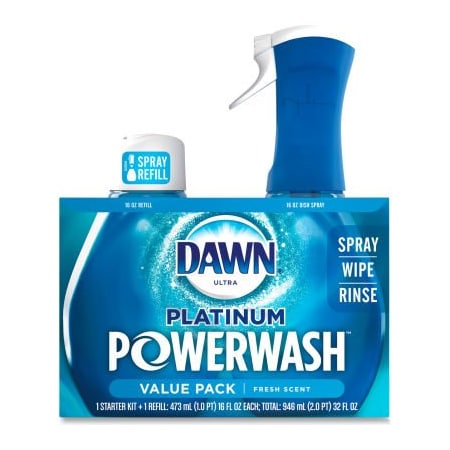 Procter & Gamble Dawn Platinum Powerwash Dish Spray, Fresh, 16 Oz. Spray Bottle, 2/Pack 31836PK